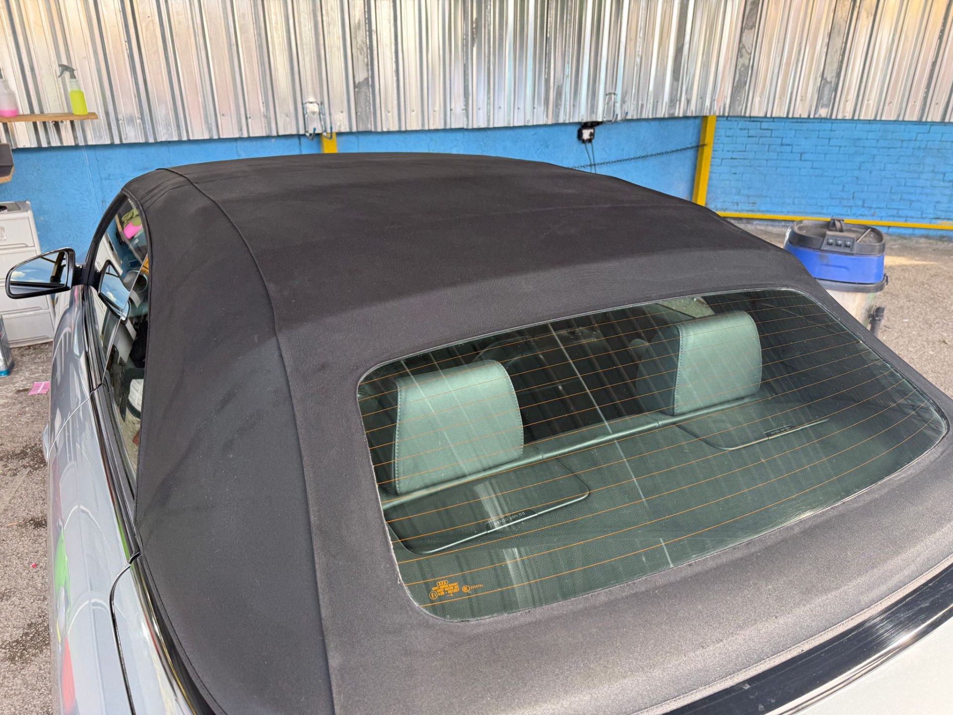 After — Soft top deep clean & restoration