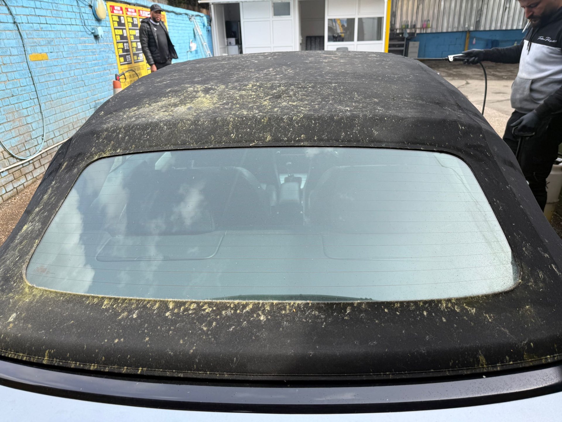 Before — Soft top deep clean & restoration