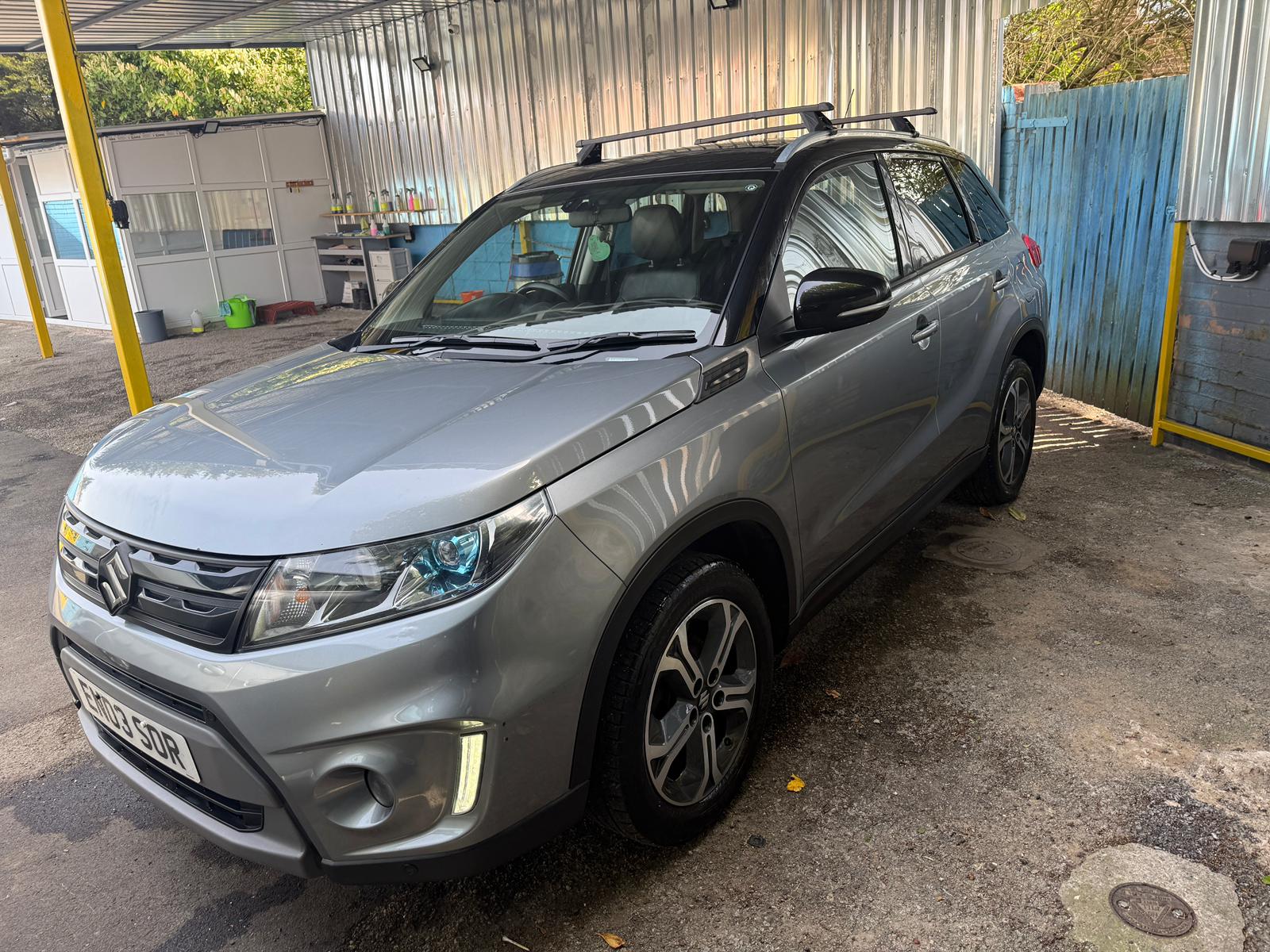 Freshly washed Suzuki Vitara at Derby Hand Carwash