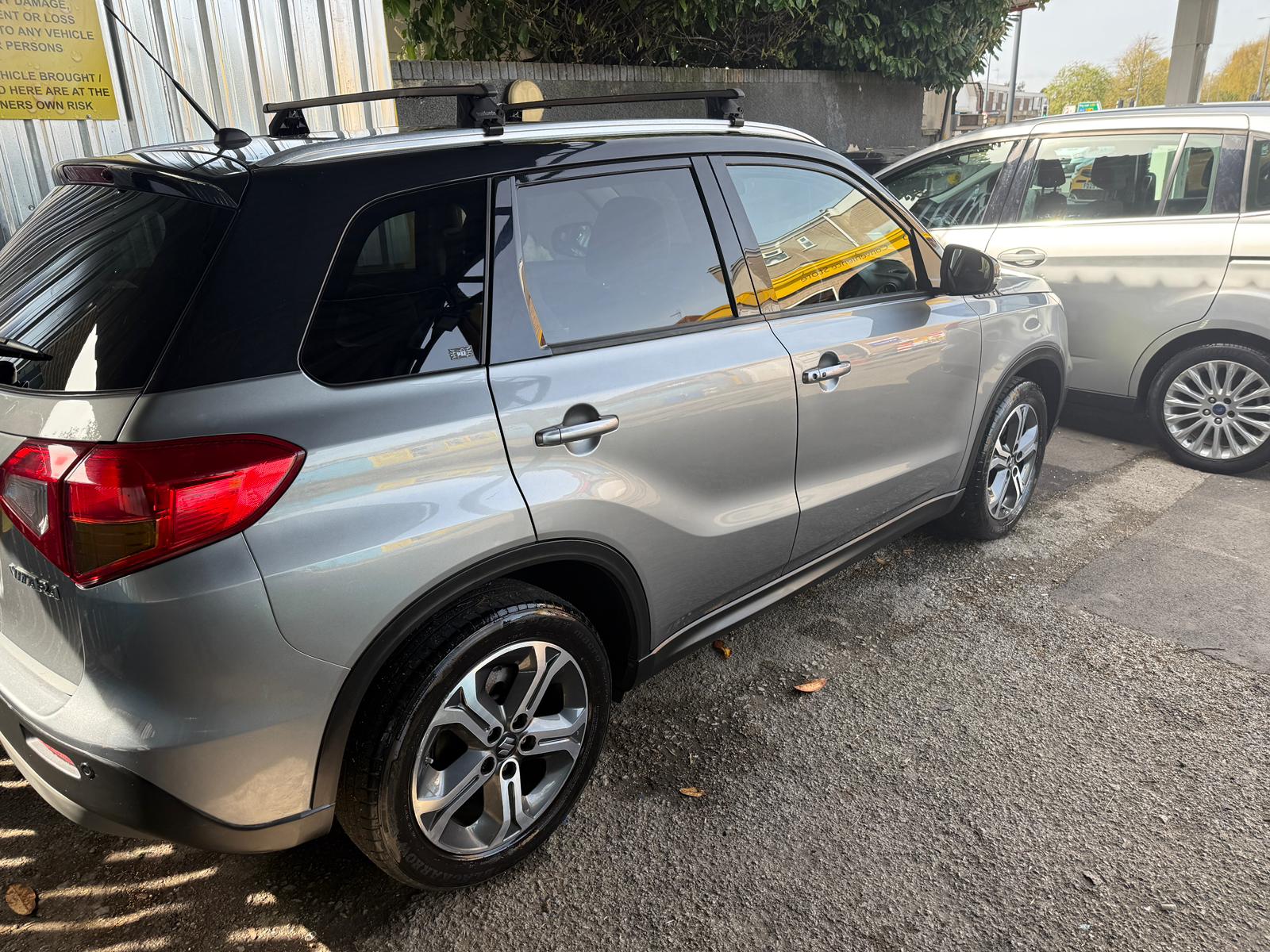 Polished SUV side profile