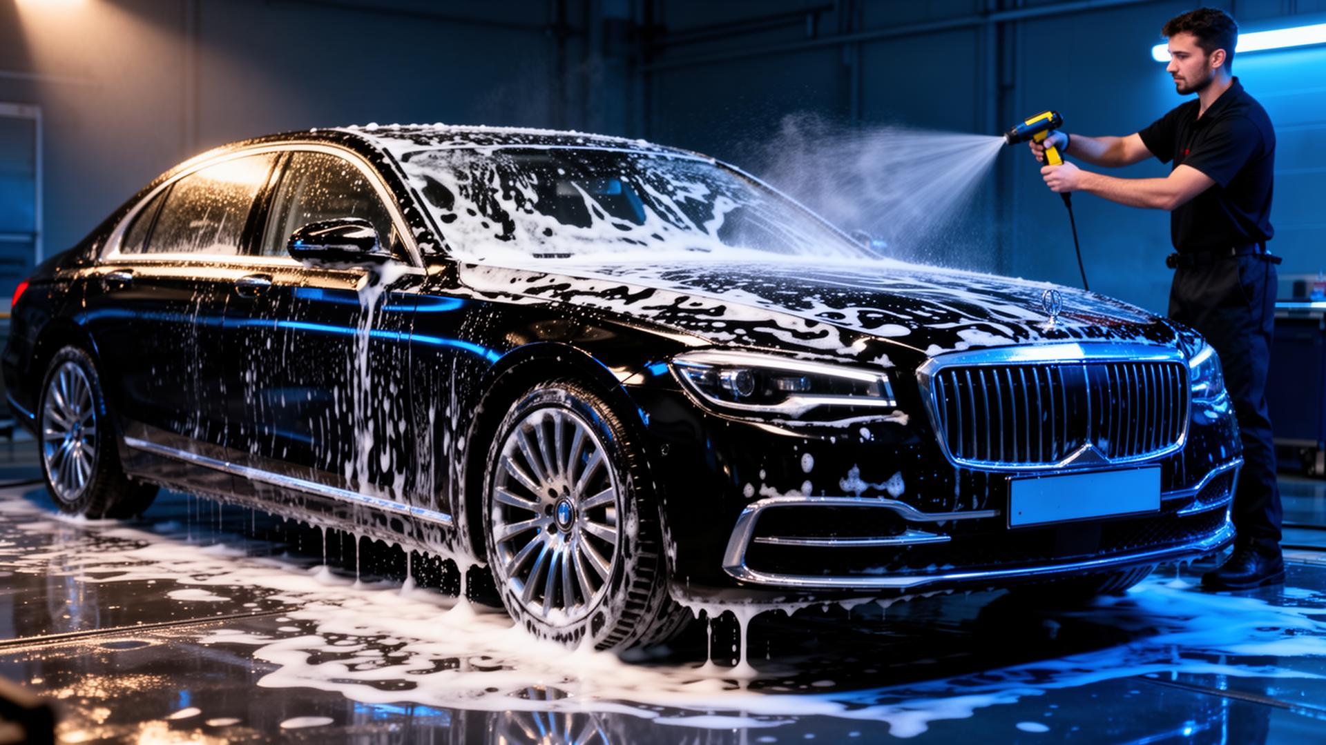 Hand car wash in Derby